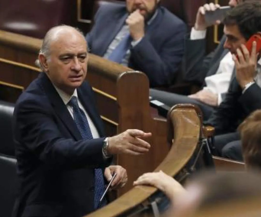 El exministro del Interior Jorge Fernández Díaz, en el Congreso.Ballesteros / EFE