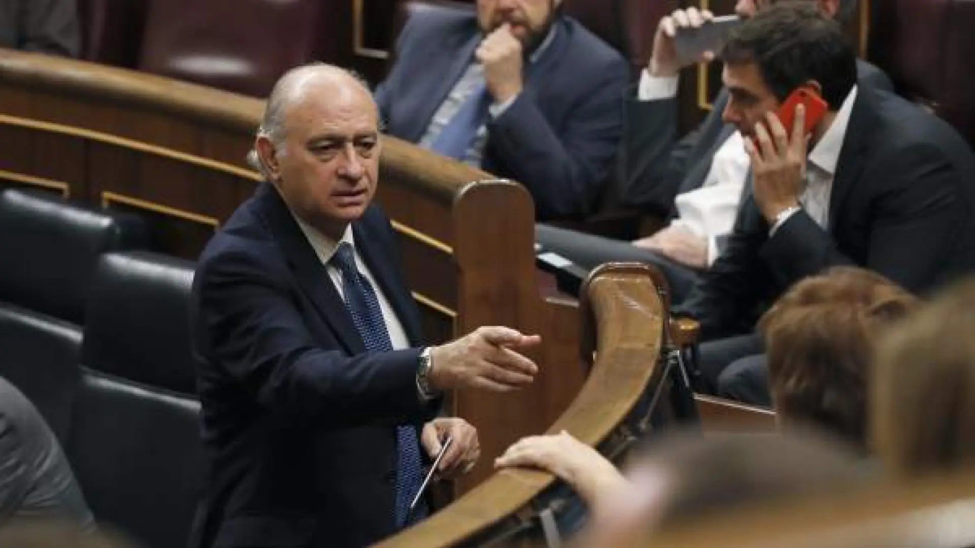 El exministro del Interior Jorge Fernández Díaz, en el Congreso.Ballesteros / EFE