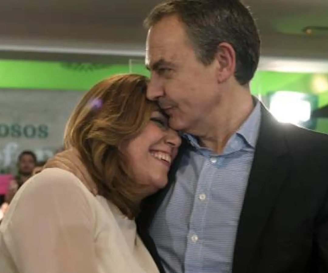 Susana Díaz y José Luis Rodríguez Zapatero participan en un acto de partido en Jaén.Jose Manuel Pedrosa / EFE