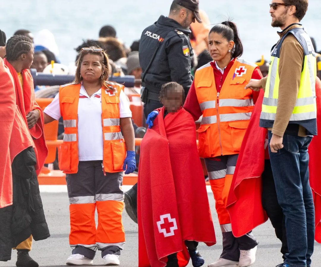 Menores migrantes , en una foto de archivo.