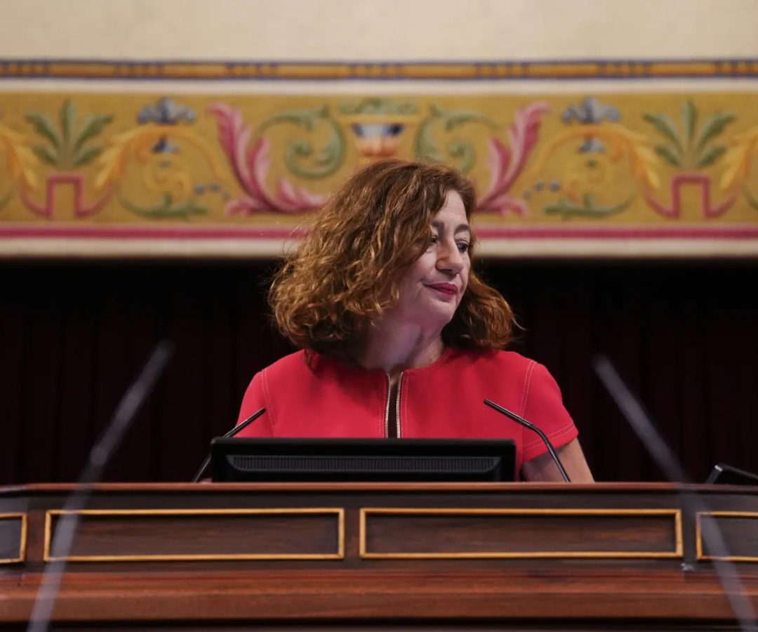 MADRID, 09/09/2025.- La presidenta del Congreso, Francina Armengol, este martes, durante el Pleno del Congreso de los Diputados, en Madrid. EFE/ Borja Sánchez-TrilloBorja Sanchez-Trillo