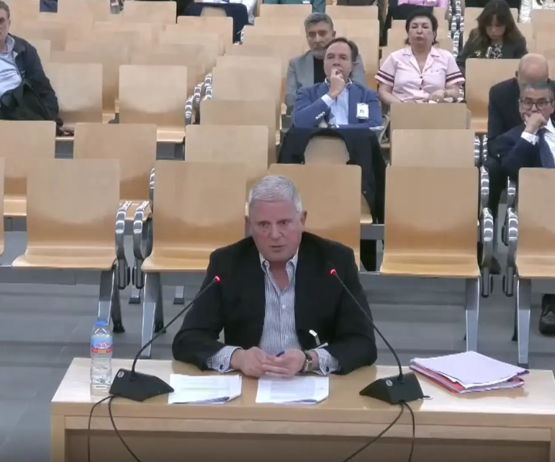 El exsecretario de Organización del PP de Galicia Pablo Crespo, número 2 de la trama Gürtel, en su declaración en el juicio.EFE