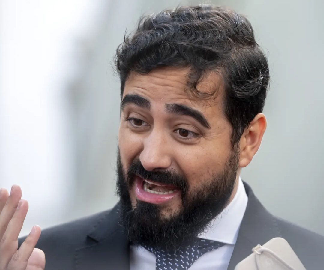 El líder de Se Acabó La Fiesta, Luis 'Alvise' Pérez, a su llegada al Tribunal Supremo.Europa Press