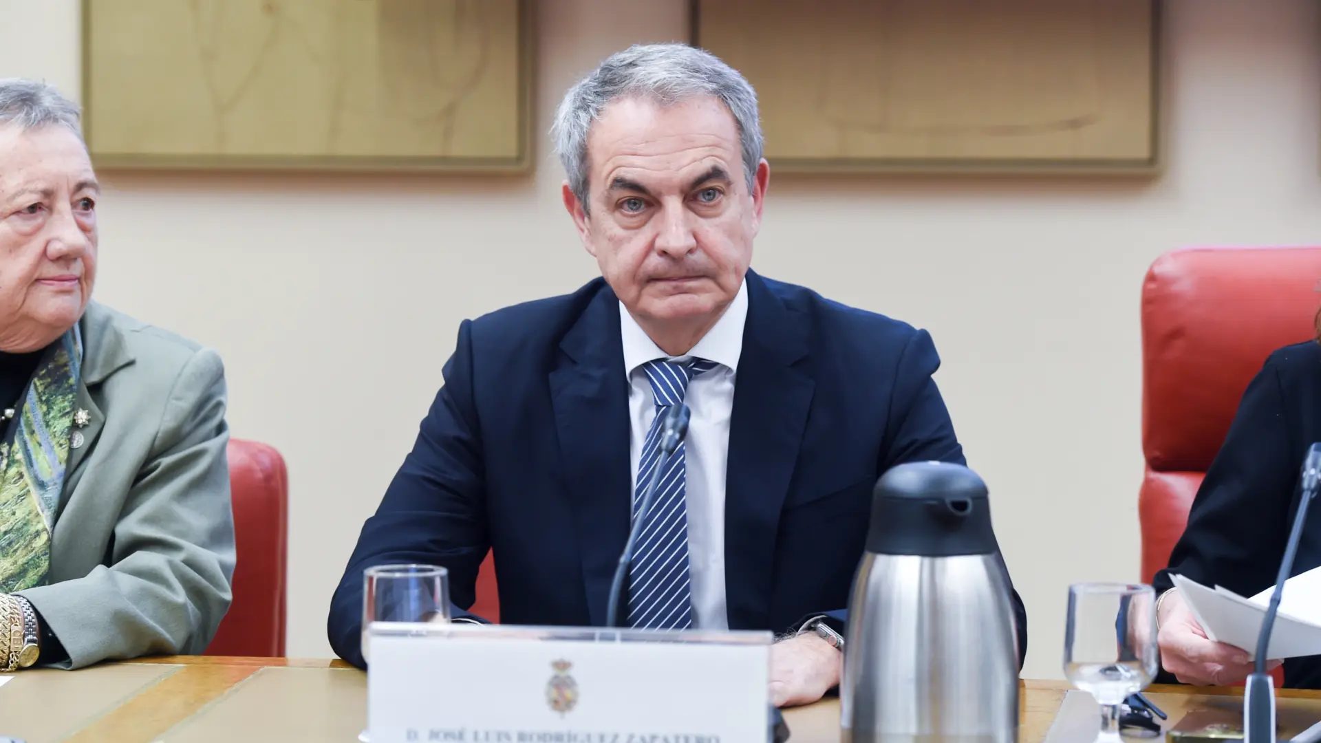 El expresidente del Gobierno José Luis Rodríguez Zapatero, durante un acto en el Congreso a principios de diciembre.Europa Press