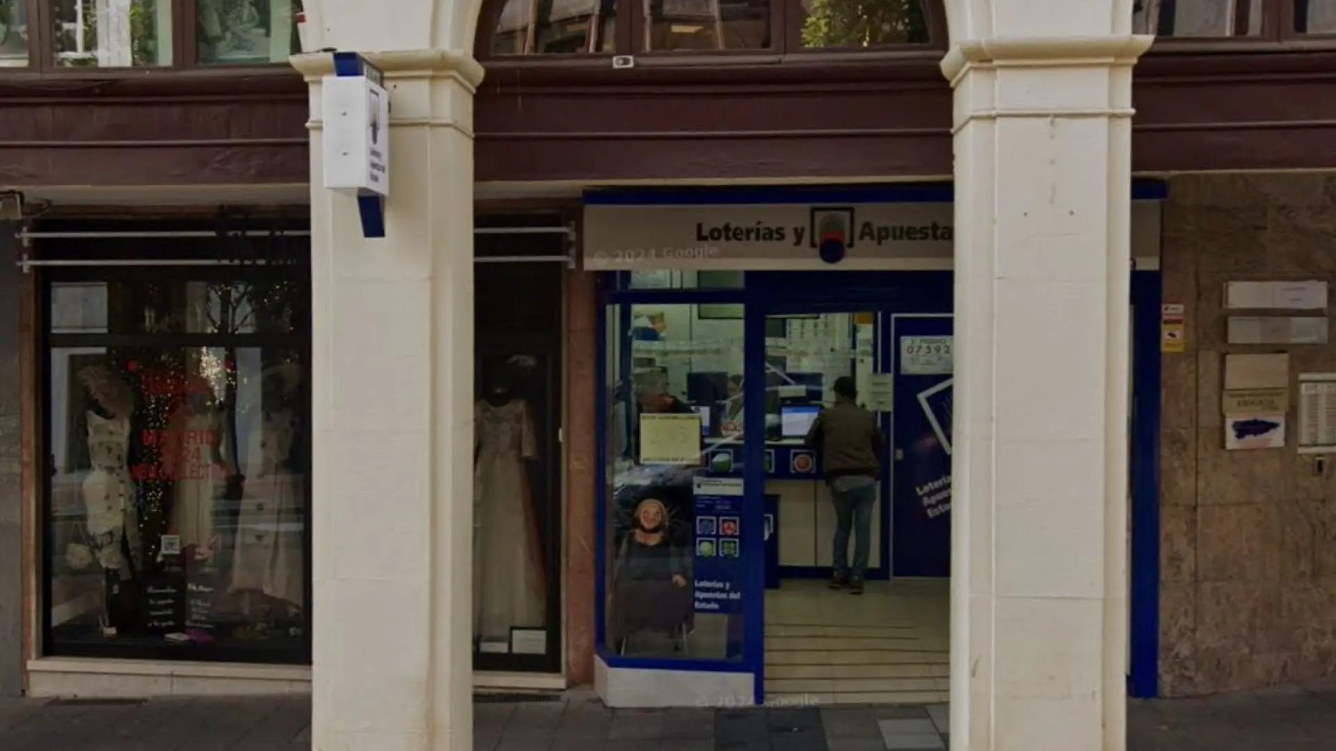 Administración de loterías, en una imagen de archivo.GOOGLE STREET VIEW