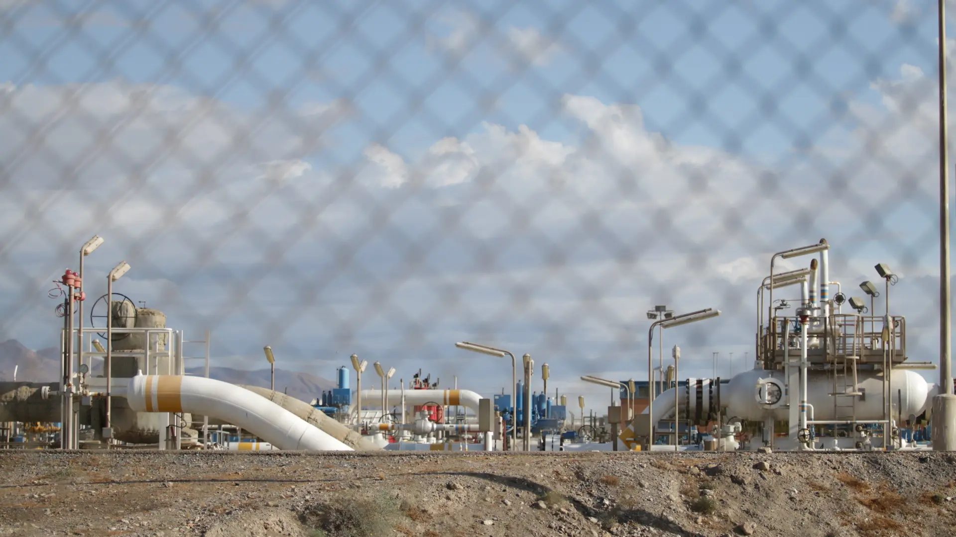 Instalaciones del gasoducto argelino Medgaz en su conexion con Almería-Chinchilla.RAFA GONZALEZ