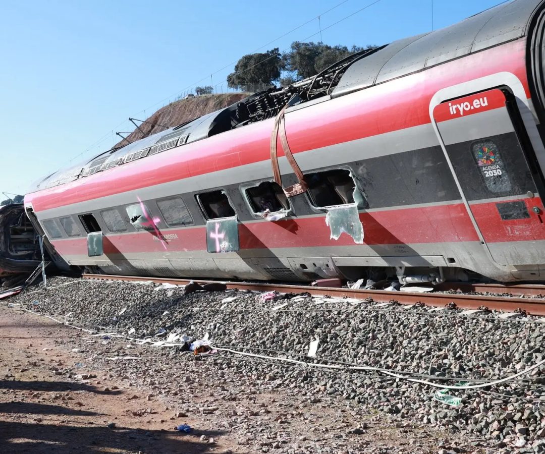 Tren Iryo siniestrado en Adamuz el pasado 18 de enero.EUROPA PRESS