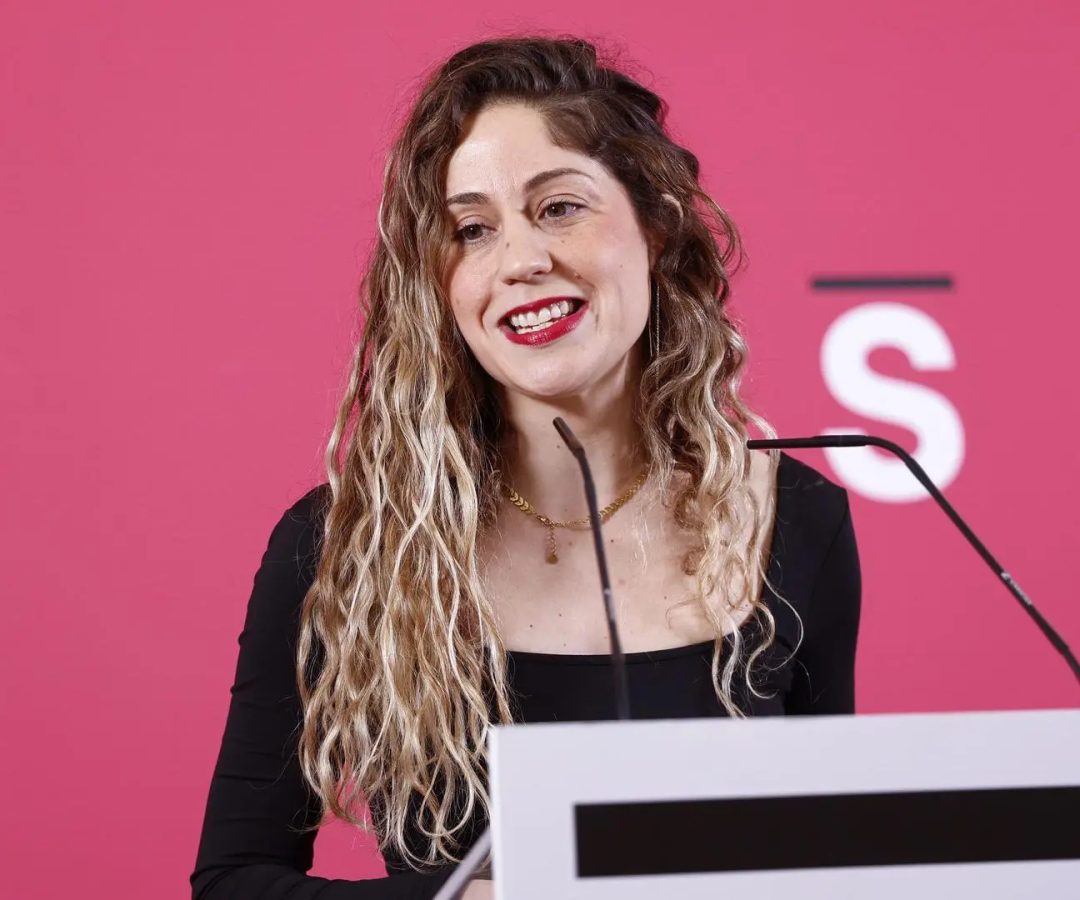 La coordinadora de Movimiento Sumar, Lara Hernández.Rodrigo Jimenez