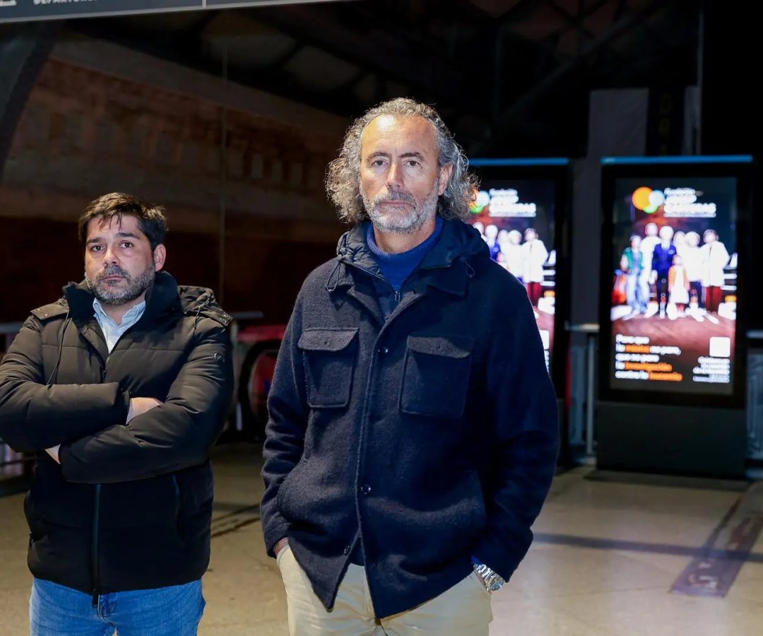 Mario Samper y Santiago Rosendo, fundadores plataforma víctimas accdiente Alvia a HuelvaJose Gonzalez