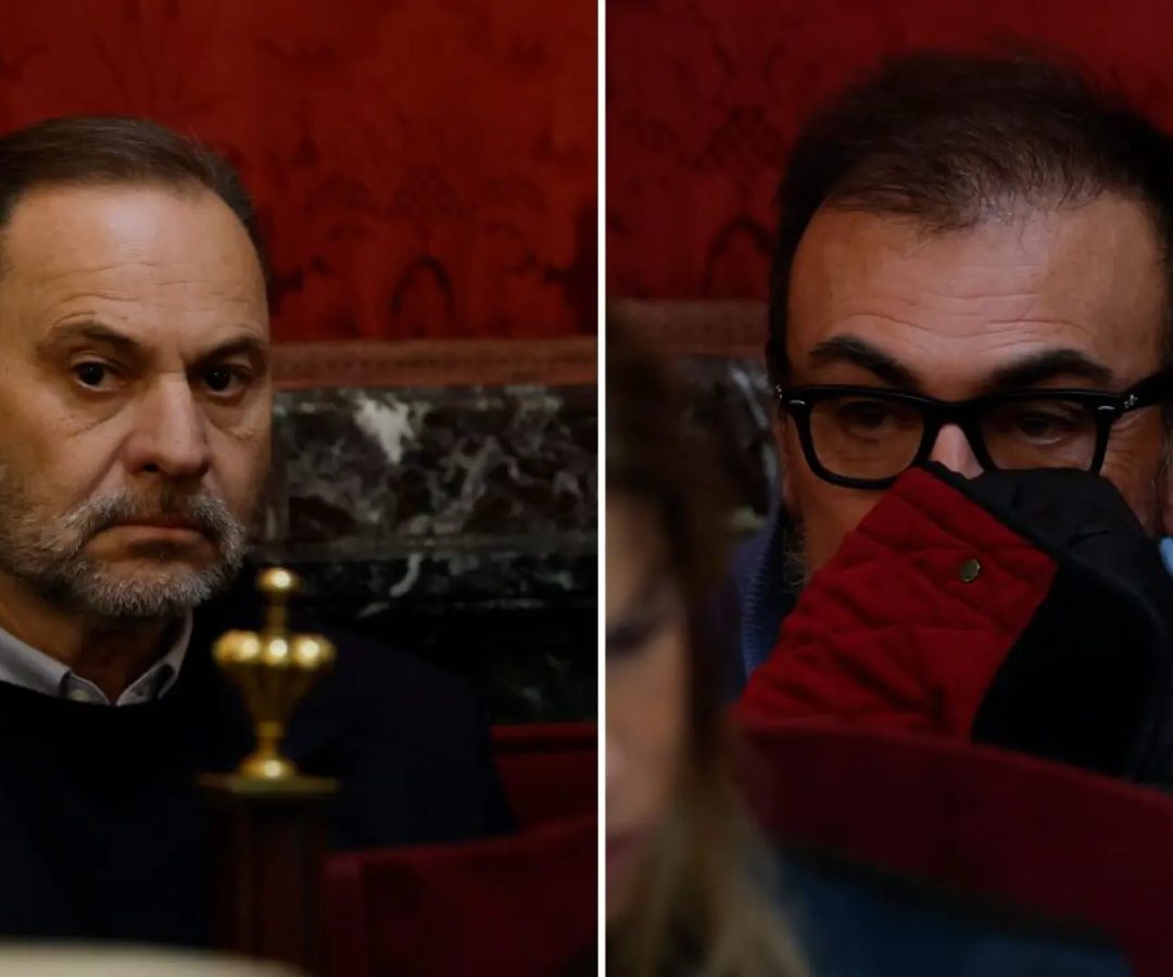 Ábalos y Koldo, en la vista del Supremo.EFE