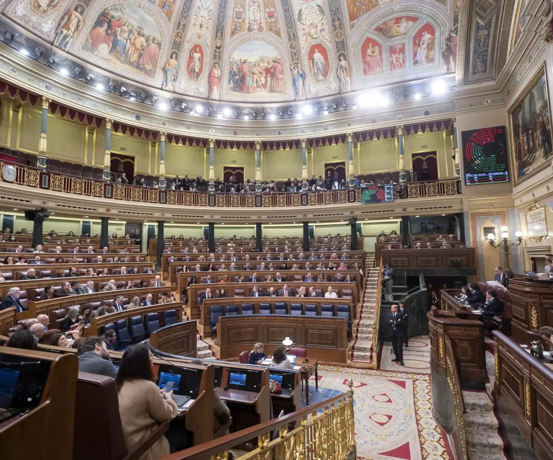 Hemiciclo durante una sesión plenaria, en el Congreso de los Diputados.Alberto Ortega/EP
