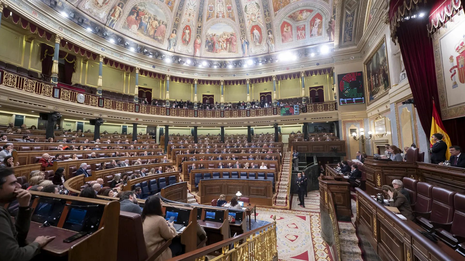 Hemiciclo durante una sesión plenaria, en el Congreso de los Diputados.Alberto Ortega/EP