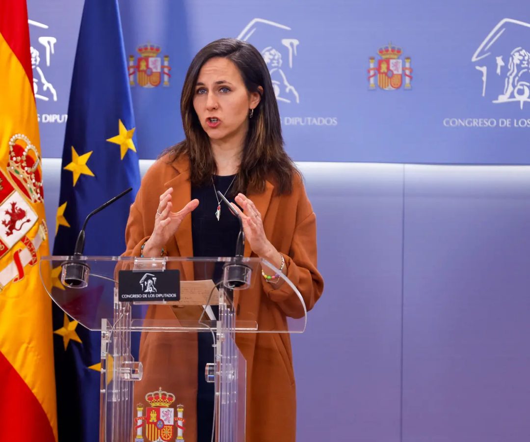 La secretaria general de Podemos, Ione Belarra.EFE