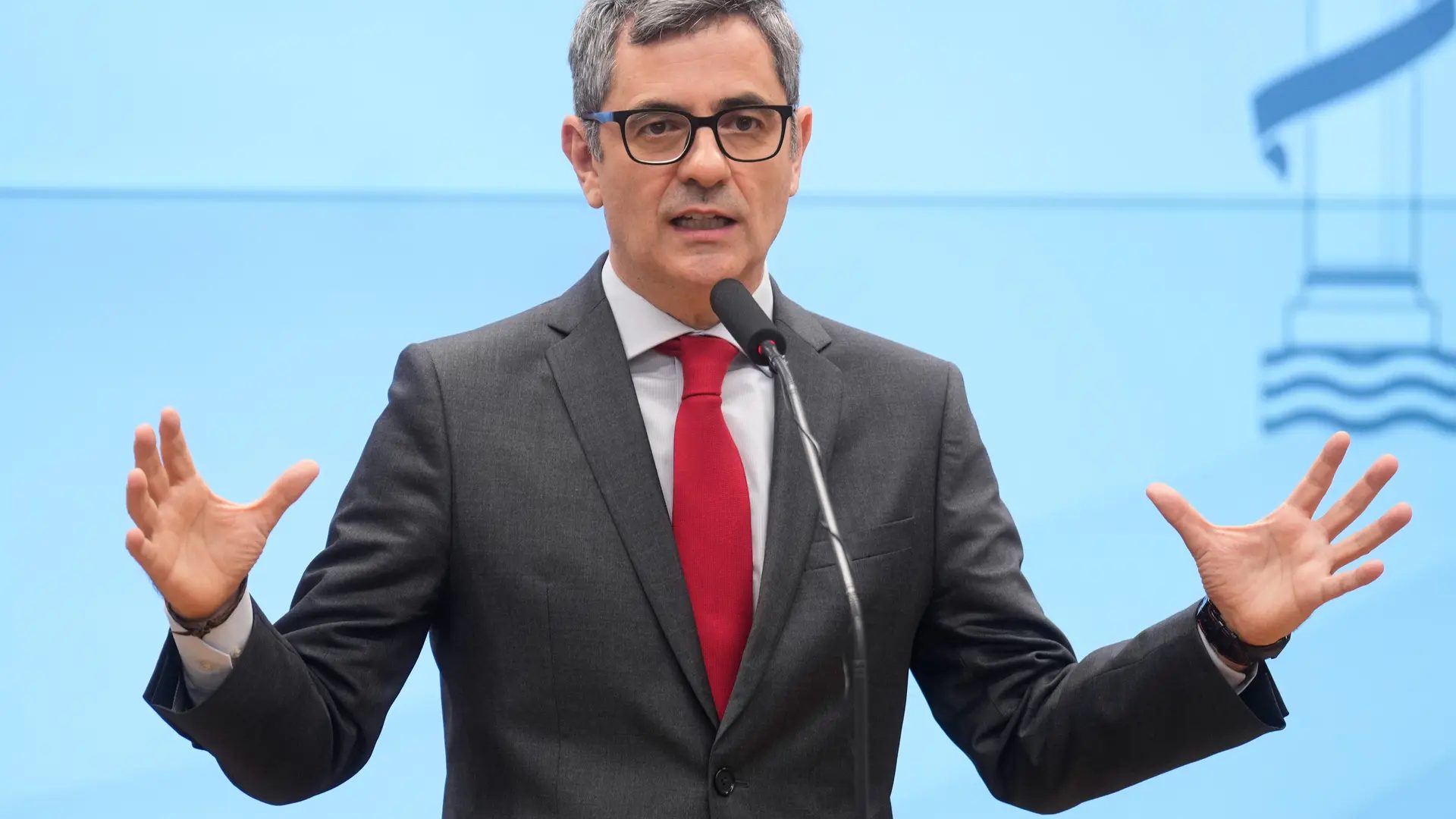 El ministro de la Presidencia, Justicia y Relaciones con las Cortes, Félix Bolaños.Borja Sánchez-Trillo