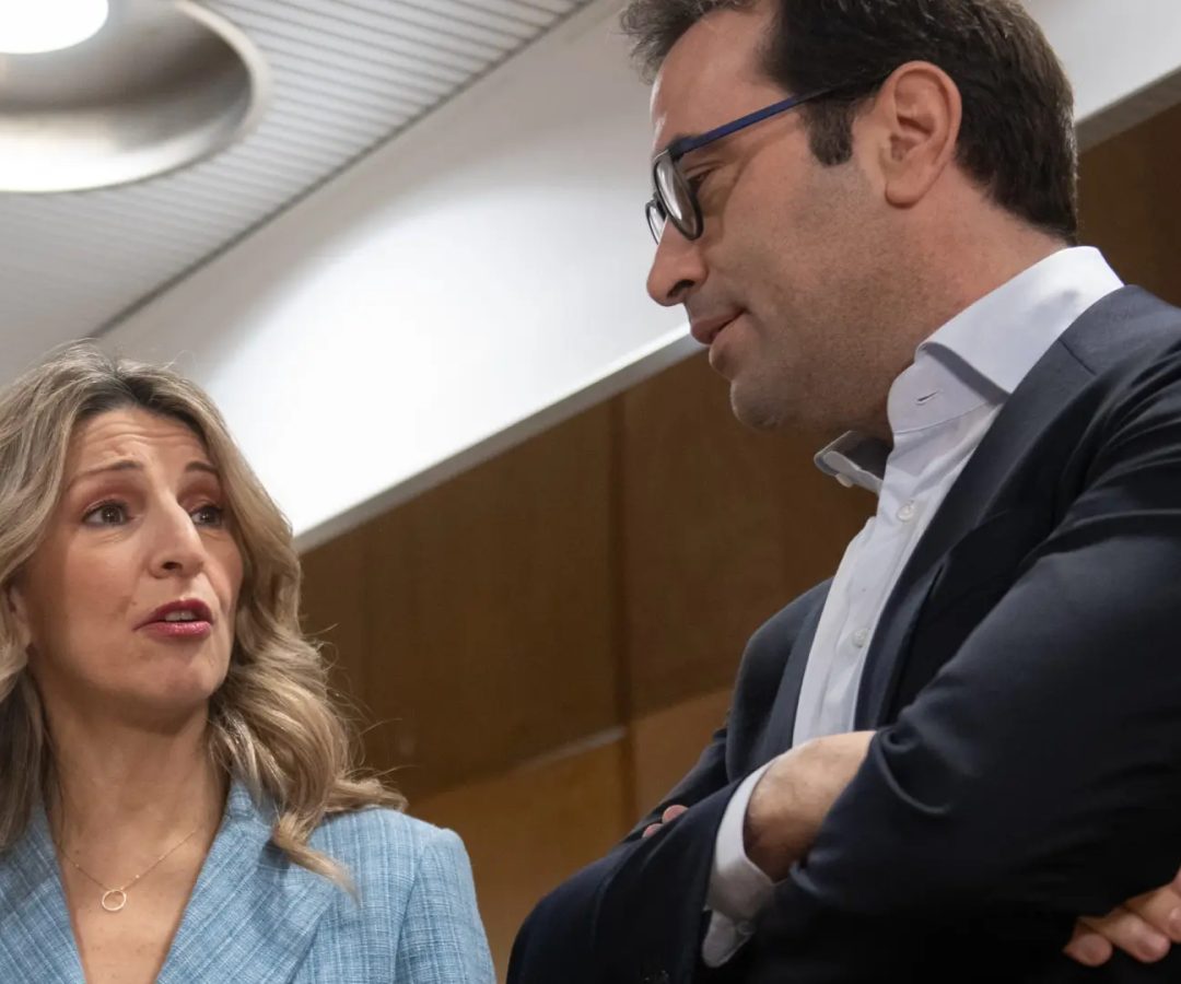 Yolanda Díaz y Carlos Cuerpo.EUROPA PRESS