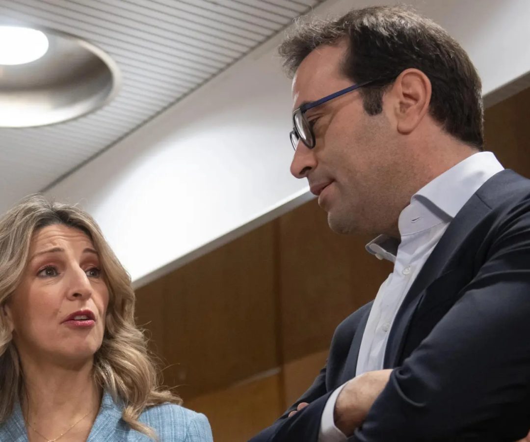 Yolanda Díaz y Carlos Cuerpo, en una imagen de archivo.Europa Press