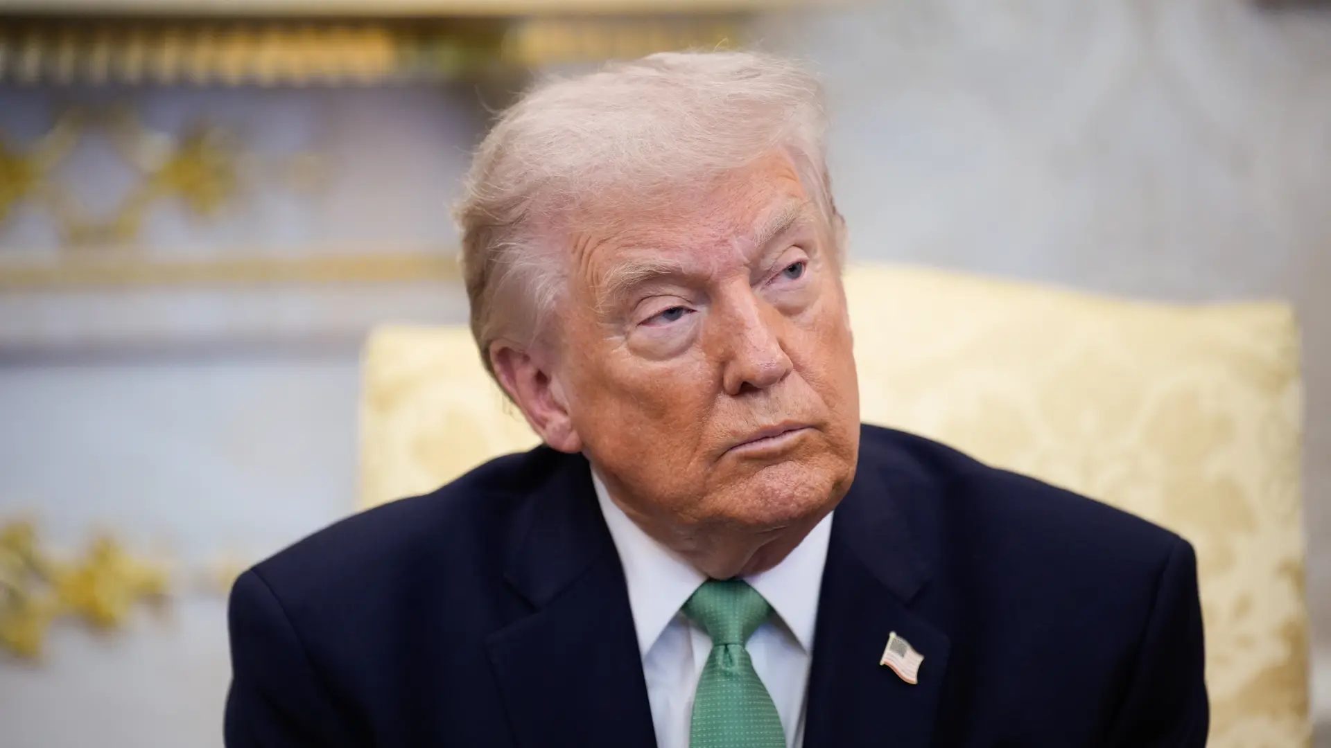 El presidente estadounidense, Donald Trump, en la Casa Blanca.EFE