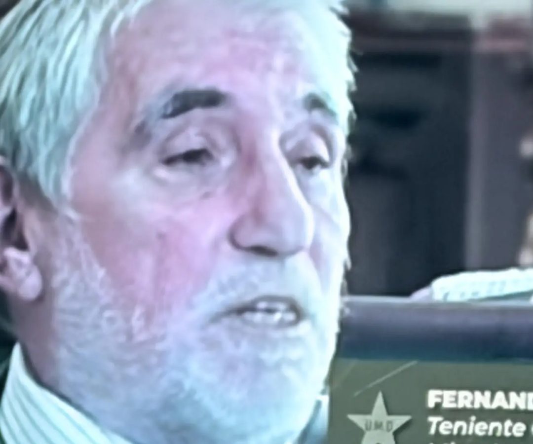 Imagen de Fernando Reinlein tomada del documental sobre la UMD (Unión Militar Democrática) "Agua en la pólvora del franquismo" de Diego Asensio.jams