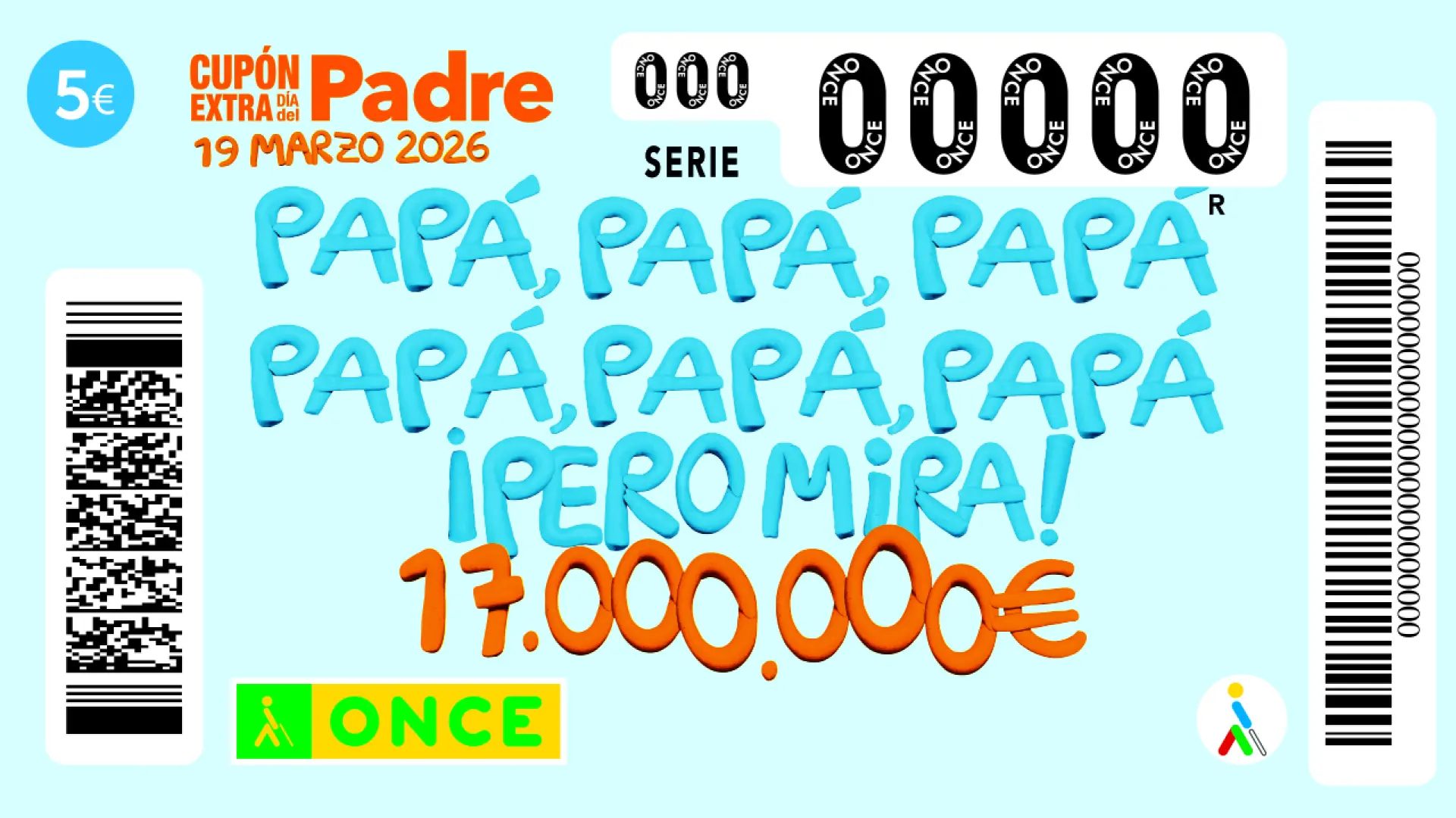 Sorteo Extra Día del Padre de la ONCE.ONCE