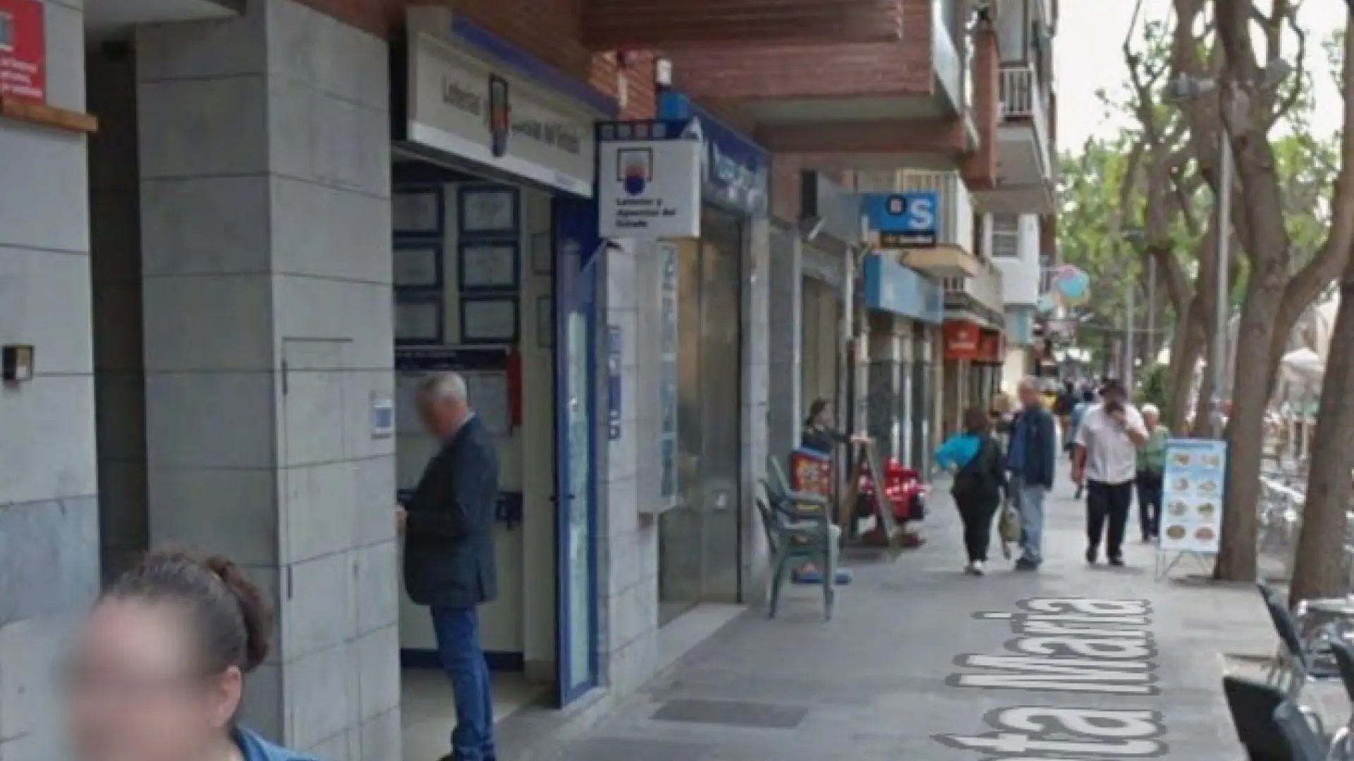 Administración de Loterías de Castelldefels, Barcelona.GOOGLE STREET VIEW