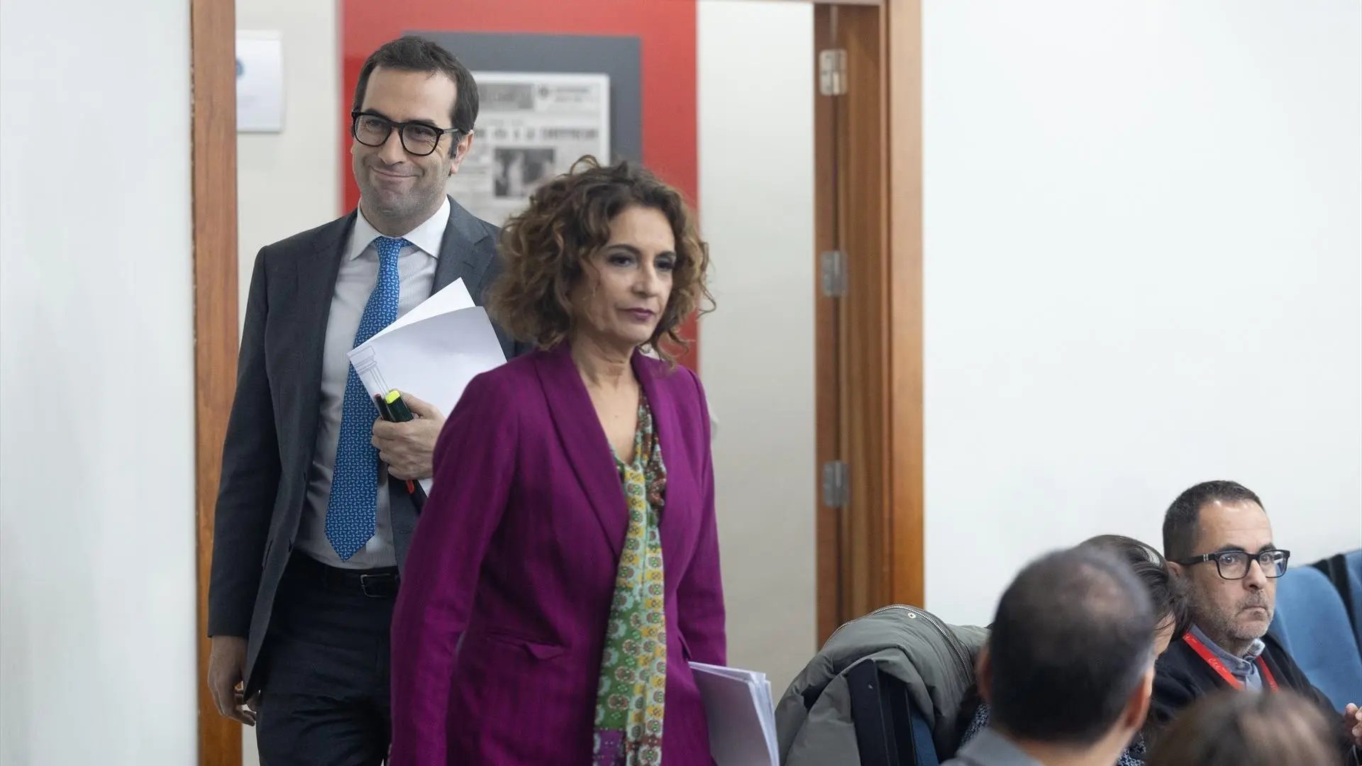 La vicepresidenta primera y ministra de Hacienda, María Jes´su Montero, y el ministro de Economía, Comercio y Empresa, Carlos CuerpoEuropa Press