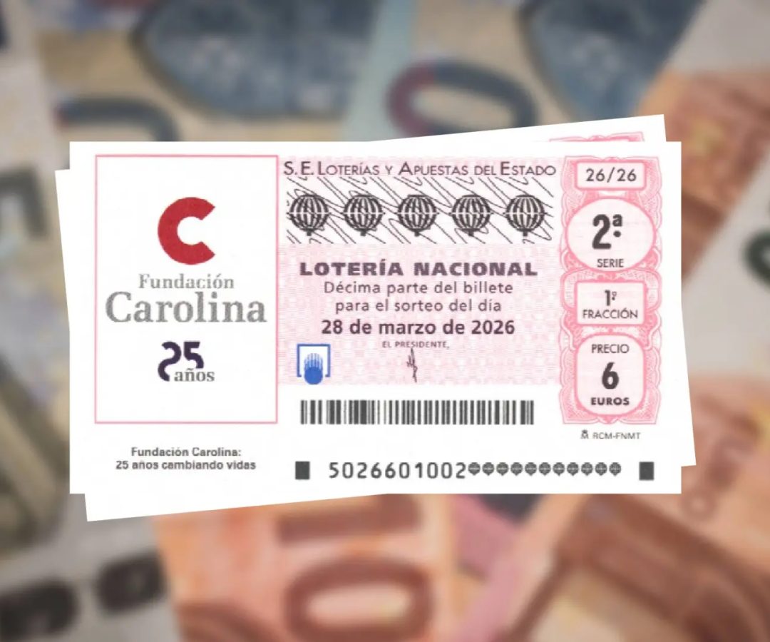 Cartela del sorteo de la Lotería Nacional del 28 de marzo de 2026.20MINUTOS / LOTERÍAS Y APUESTAS DEL ESTADO