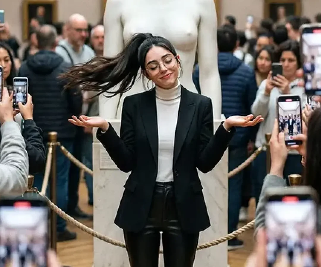 Aria, un avatar creado por IA por un antigua influencer que ha logrado multiplicar sus seguidores y sus ingresos.Imagen creada con IA:&nbsp; soy_aria_cruz / Instagram