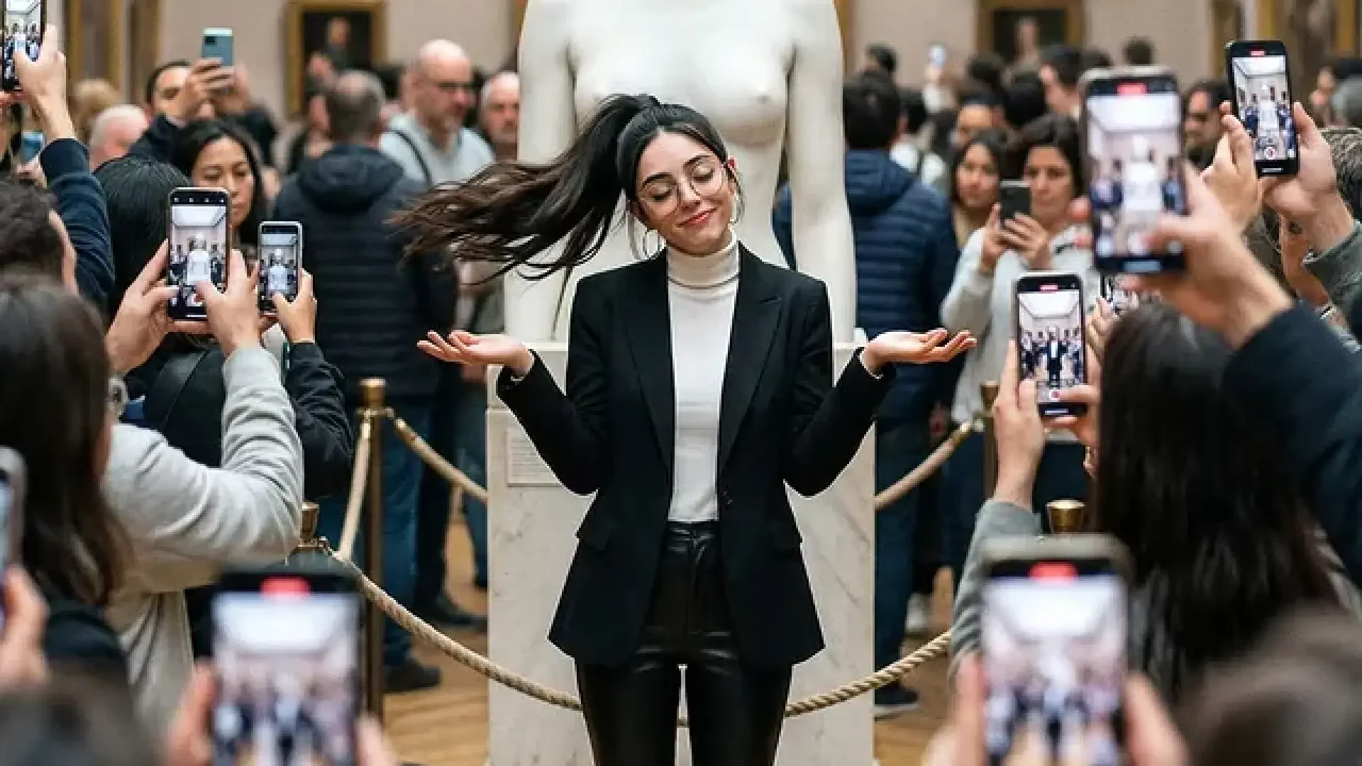 Aria, un avatar creado por IA por un antigua influencer que ha logrado multiplicar sus seguidores y sus ingresos.Imagen creada con IA:&nbsp; soy_aria_cruz / Instagram