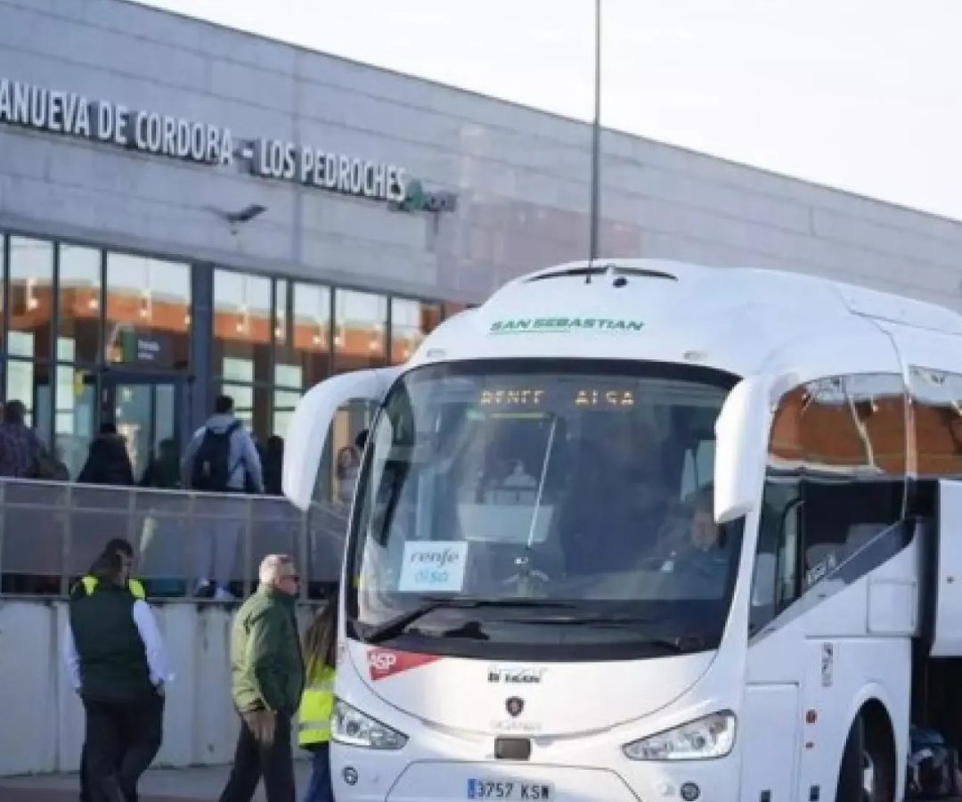 Servicio alternativo en autobús al tren de Renfe.EP