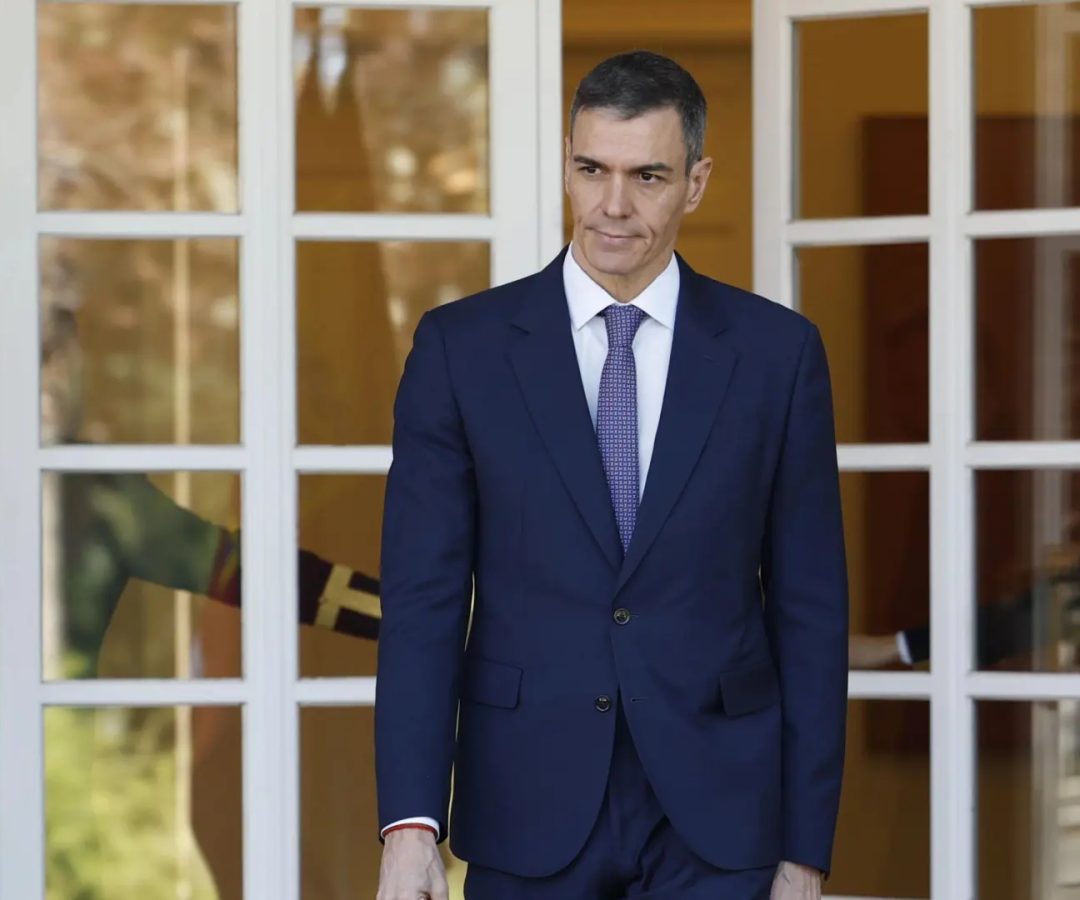 El presidente del Gobierno, Pedro Sánchez, en Moncloa, en una imagen de archivo.Chema Moya / EFE
