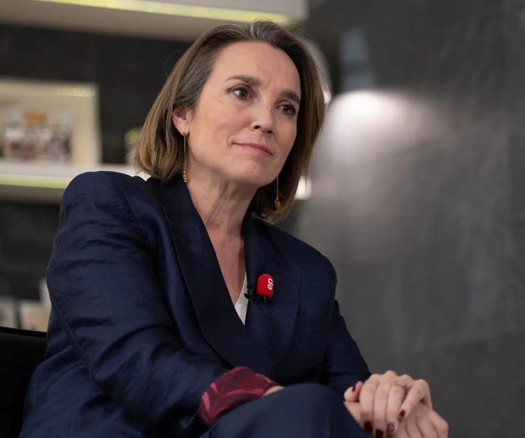 La secretaria general del PP, Cuca Gamarra, en una entrevista concedida a Europa Press.EDUARDO PARRA (EP)