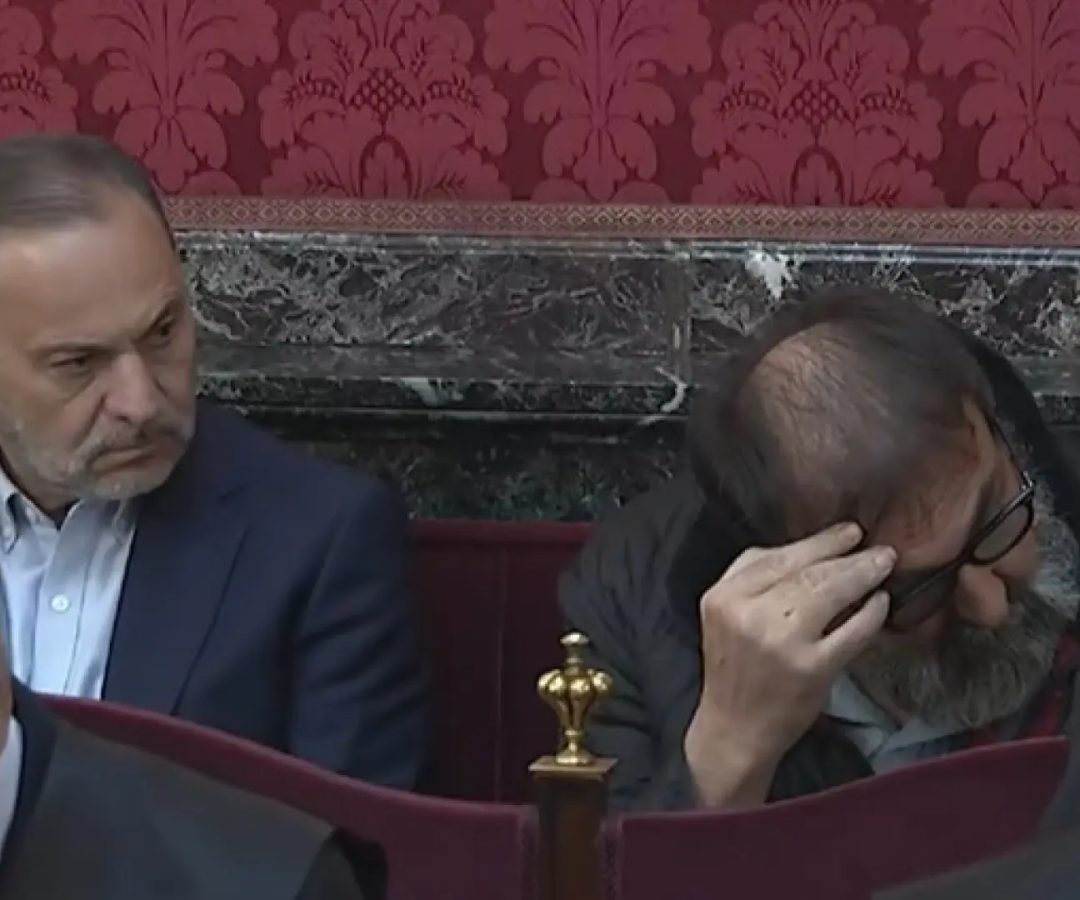 José Luis Ábalos y Koldo García, en el Tribunal Supremo, que estos días les juzga por una compra de mascarillas presuntamente frauduenta.CAPTURA TV