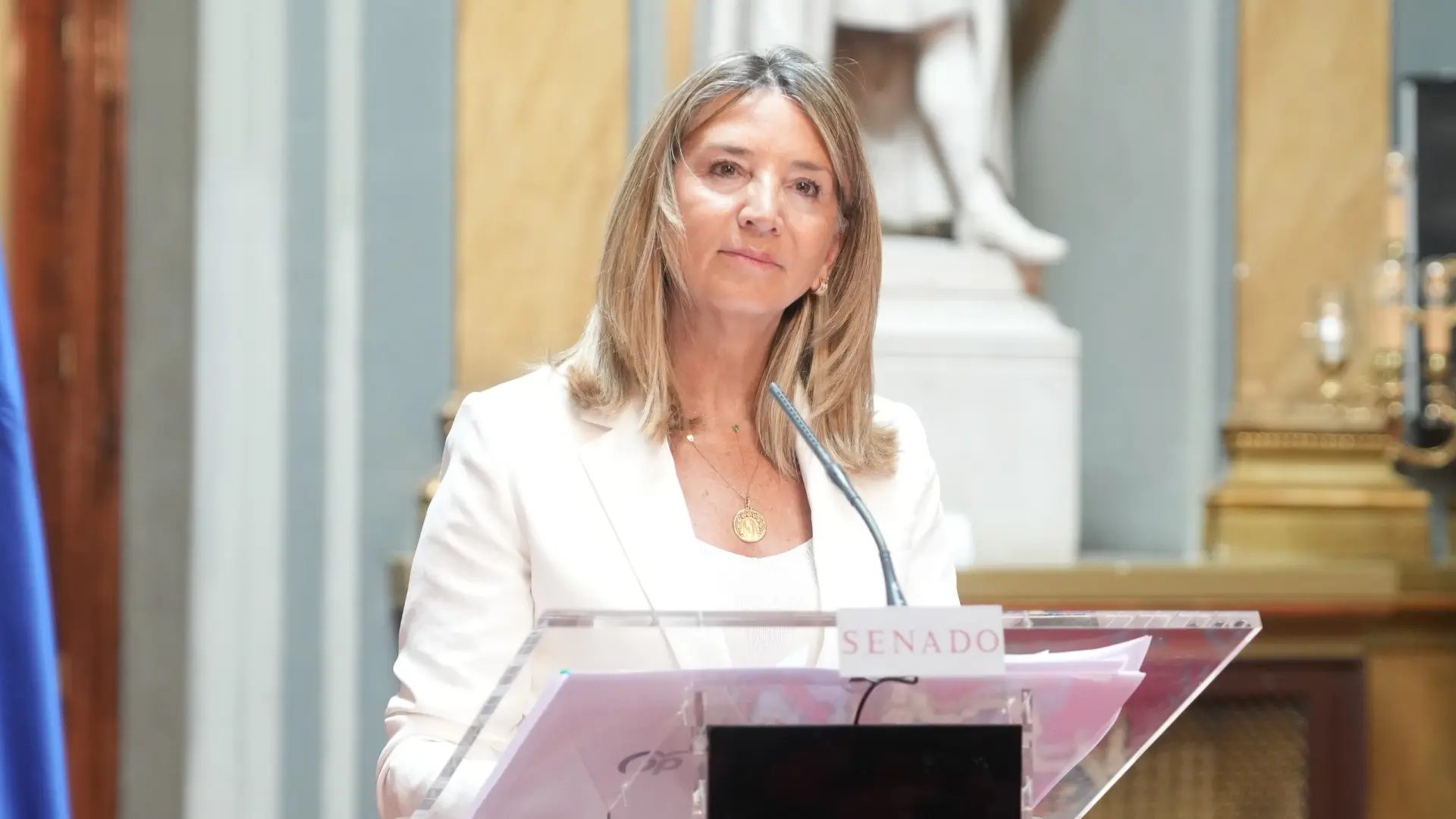 La portavoz del PP en el Senado, Alicia García, en una imagen de archivo.PP