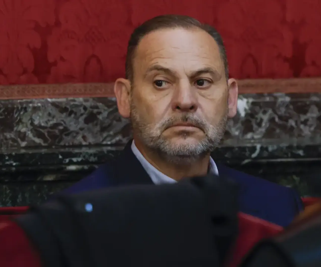 El exministro José Luis Ábalos, en el banquillo de los acusados.