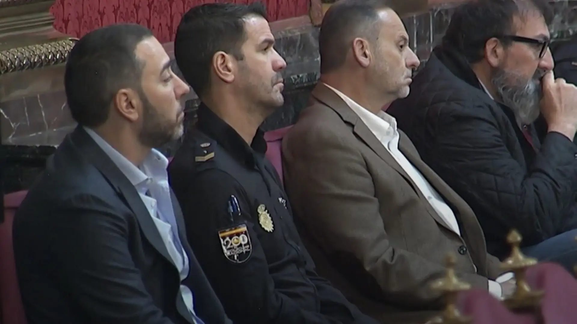 Los tres acusados, Víctor de Aldama, José Luis Ábalos y Koldo García, en el Supremo.Europa Press