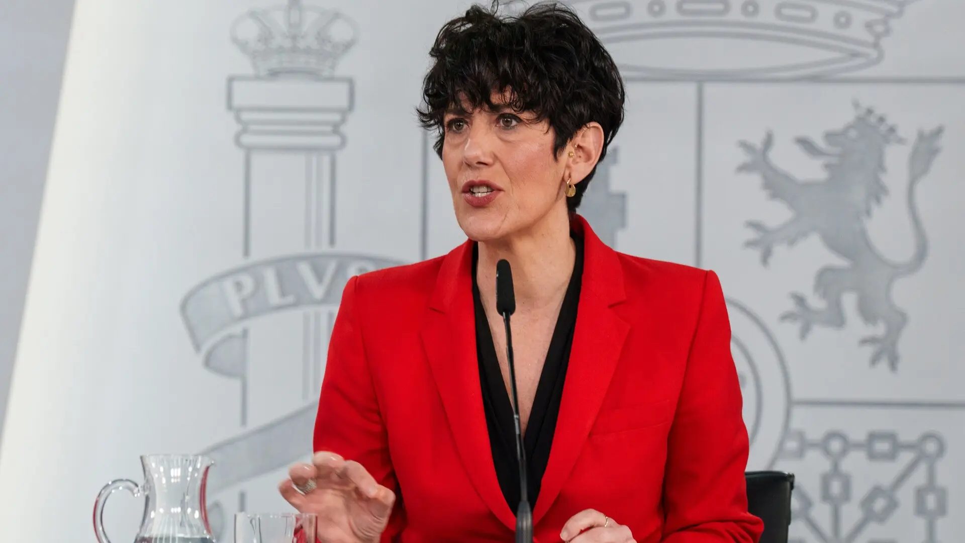 La ministra de Inclusión, Seguridad Social y Migraciones, Elma Saiz.EP