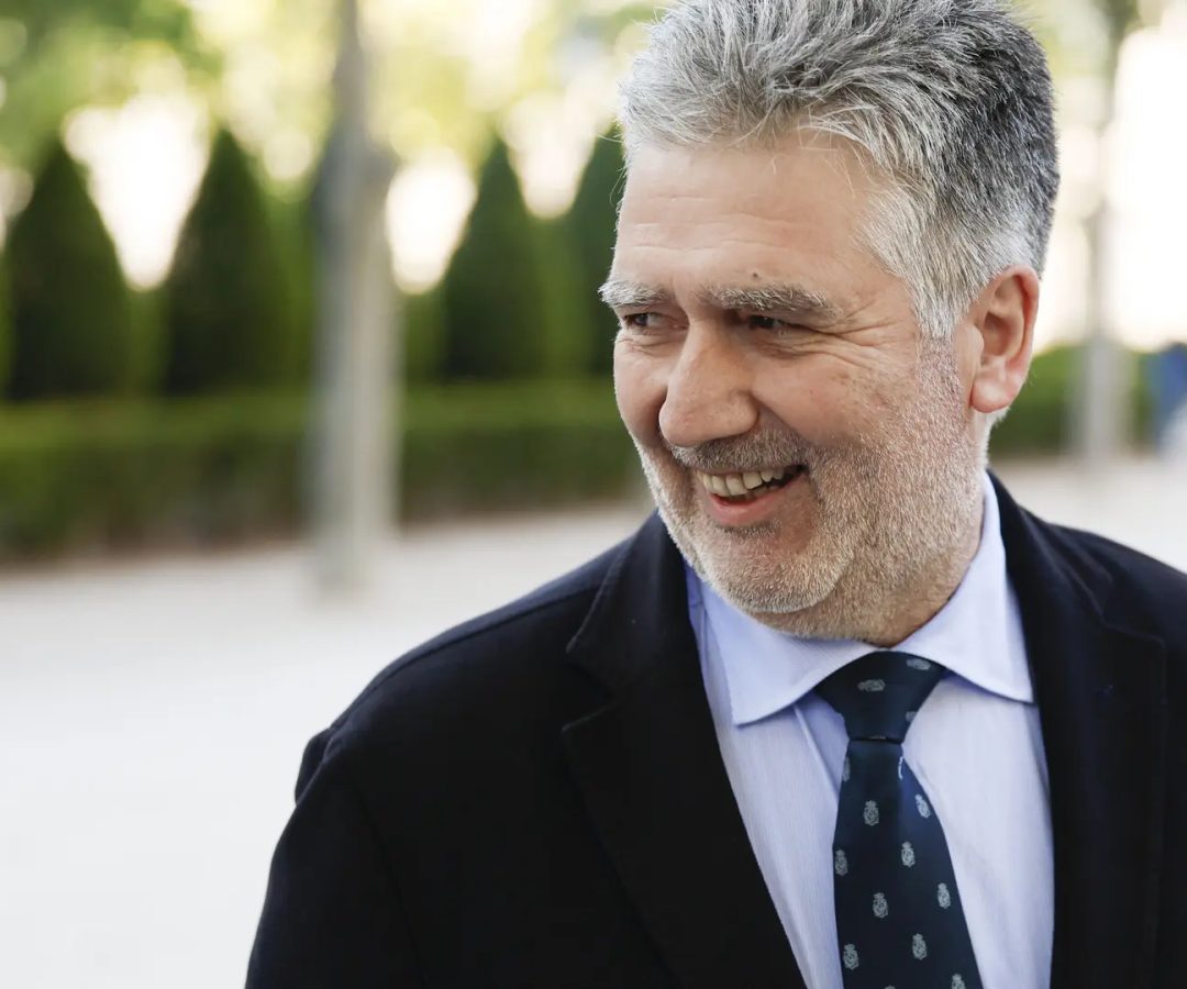 El exsenador y exdirector de la Policía Ignacio Cosidó, a su llegada a la Audiencia Nacional.EFE