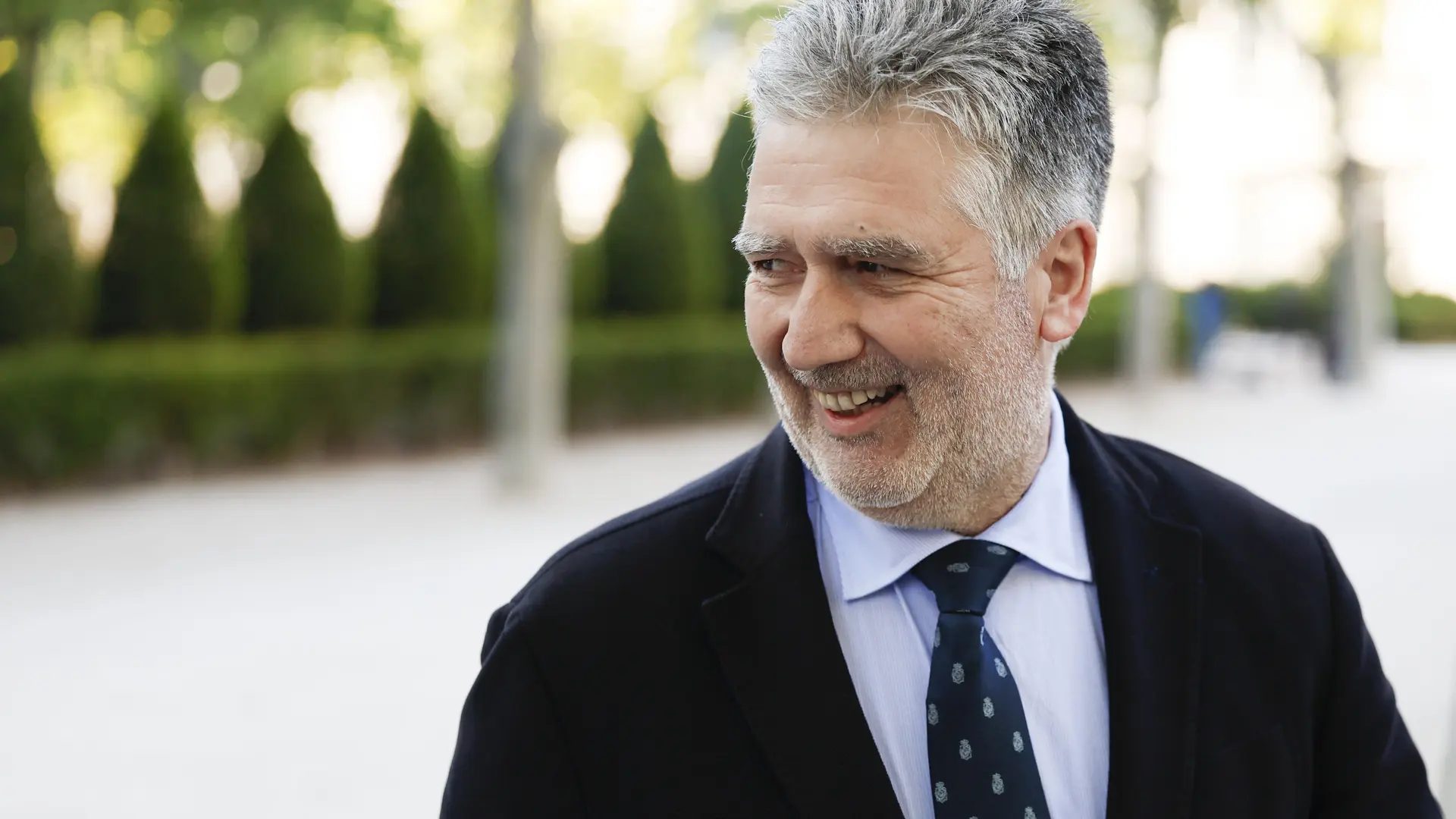 El exsenador y exdirector de la Policía Ignacio Cosidó, a su llegada a la Audiencia Nacional.EFE