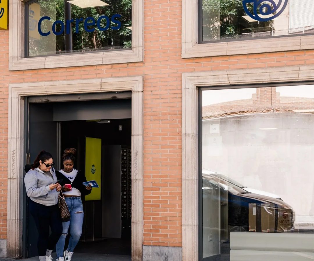 Oficina de Correos de Palos de la Frontera, a 16 de abril de 2026, en Madrid (España).Carlos Luján