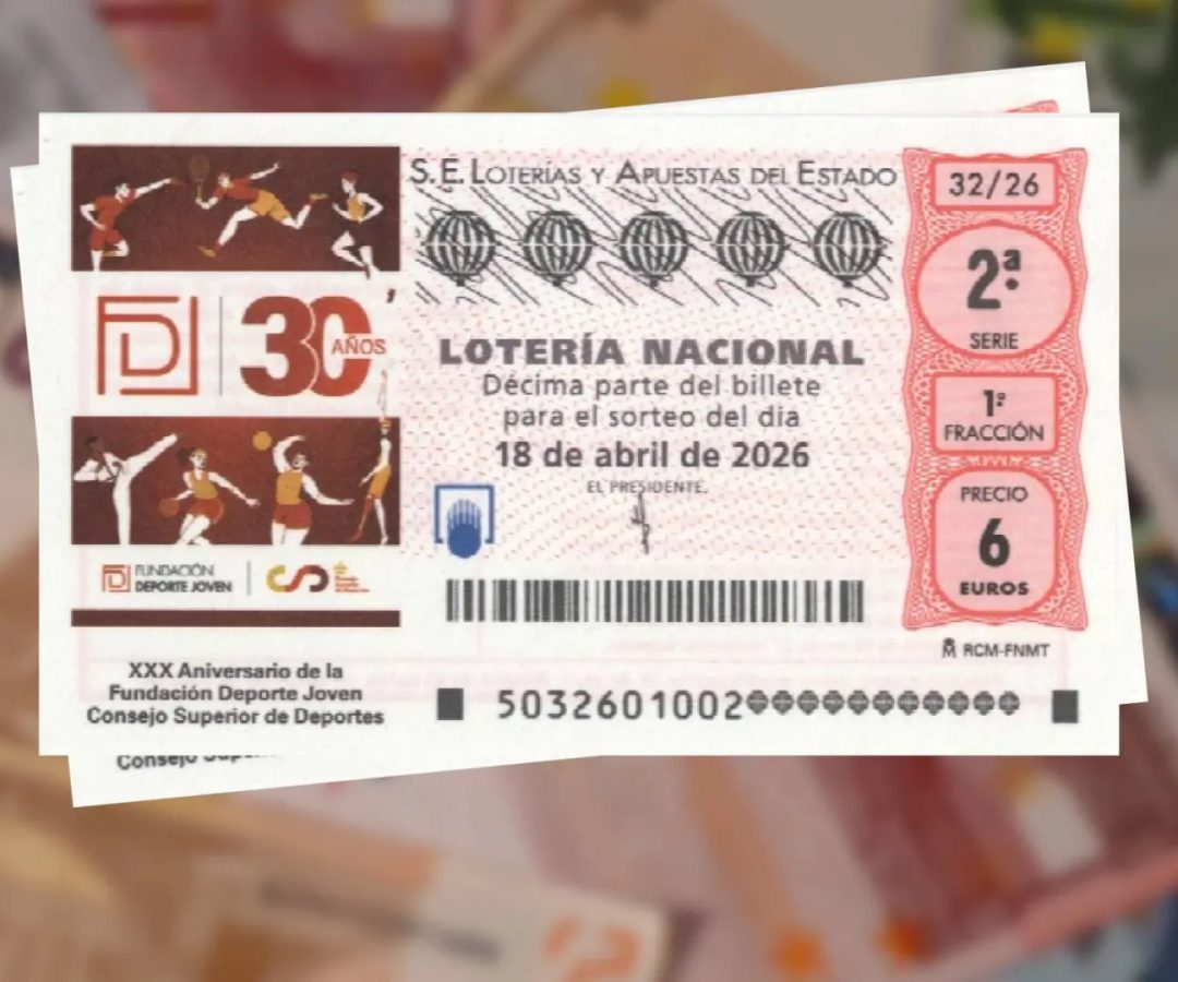 Cartela del sorteo de la Lotería Nacional de este sábado, 18 de abril.20MINUTOS / LOTERÍAS Y APUESTAS DEL ESTADO