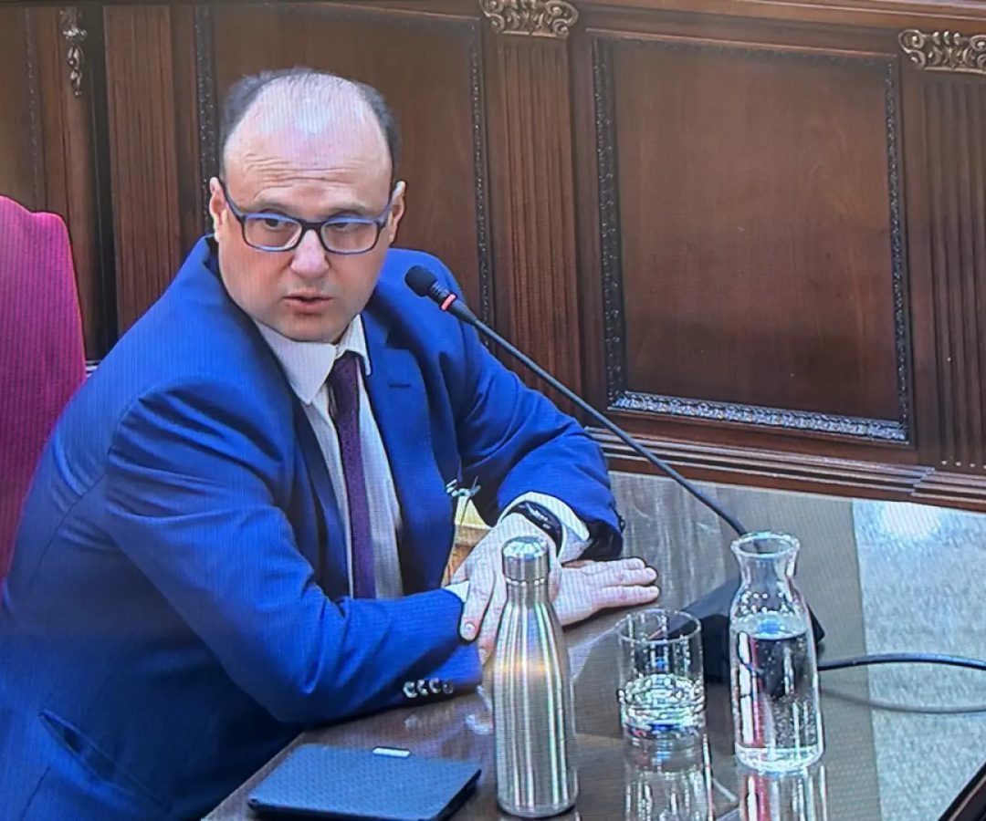 El exjefe de gabinete de Reyes Maroto Juan Ignacio Díaz Bidart, en su declaración ante el Supremo.