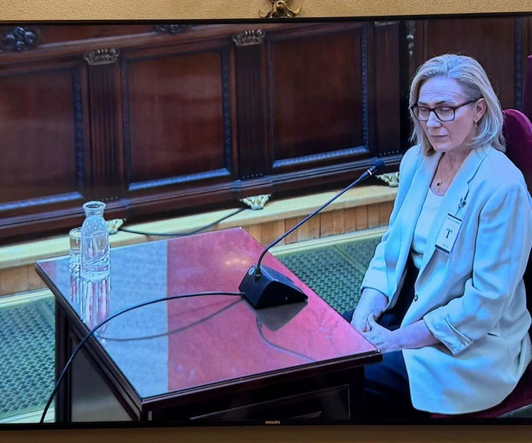 La exsecretaria de José Luis Ábalos, Ana María Aranda, en el Tribunal Supremo.Tribunal Supremo