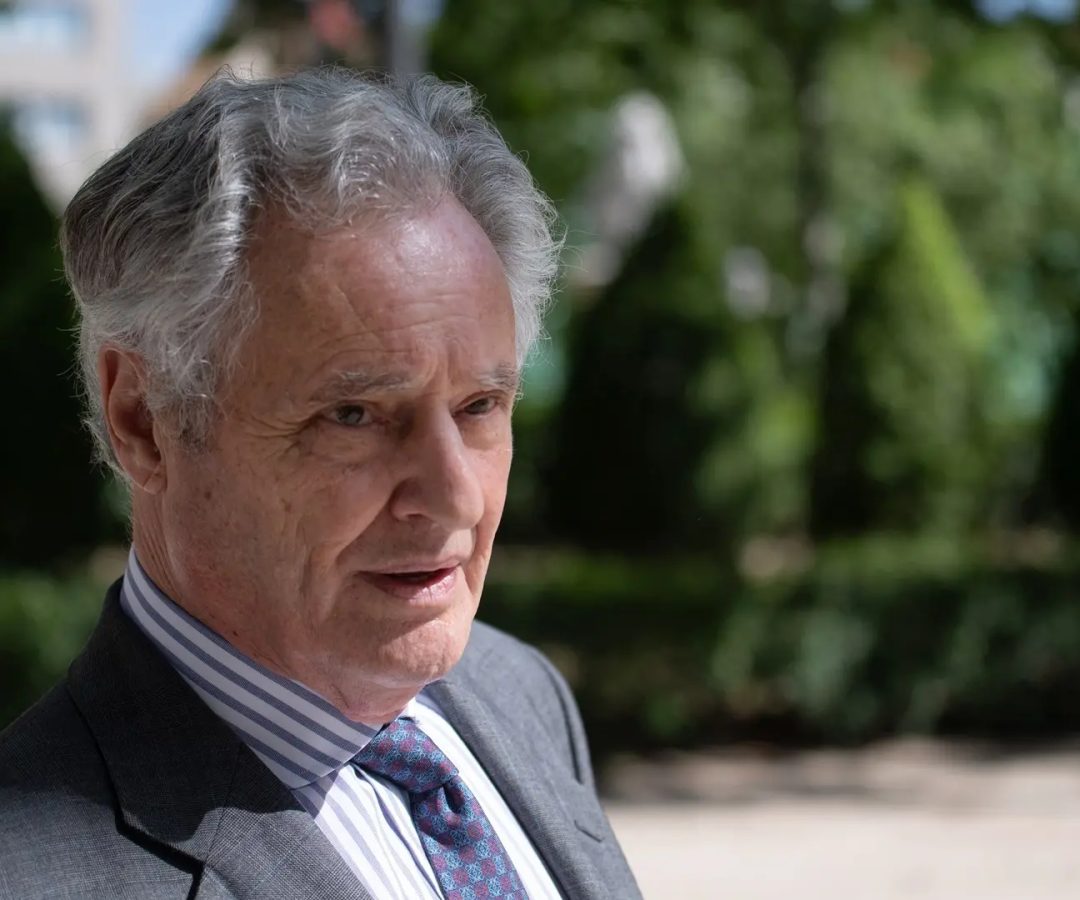 El empresario y exmarido de Cospedal, Ignacio López del Hierro, a su llegada a la Audiencia Nacional, a 22 de abril de 2026, en Madrid.EUROPA PRESS