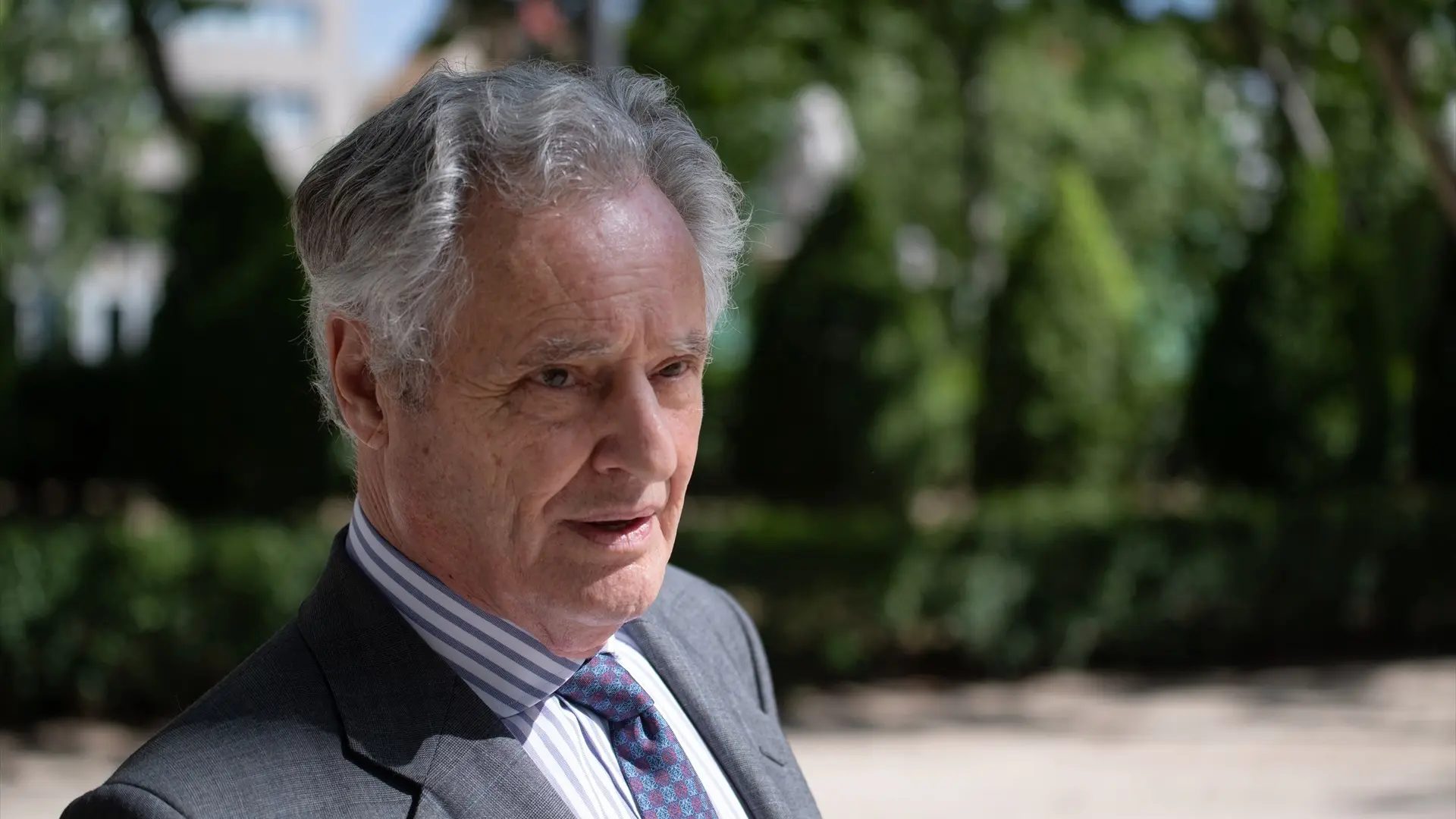 El empresario y exmarido de Cospedal, Ignacio López del Hierro, a su llegada a la Audiencia Nacional, a 22 de abril de 2026, en Madrid.EUROPA PRESS