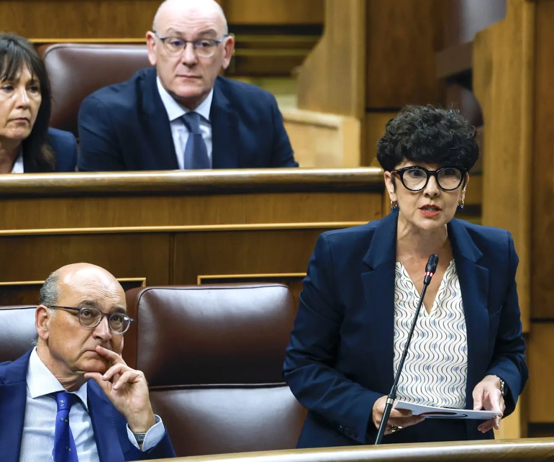 La portavoz del PNV, Maribel Vaquero, este miércoles.EFE