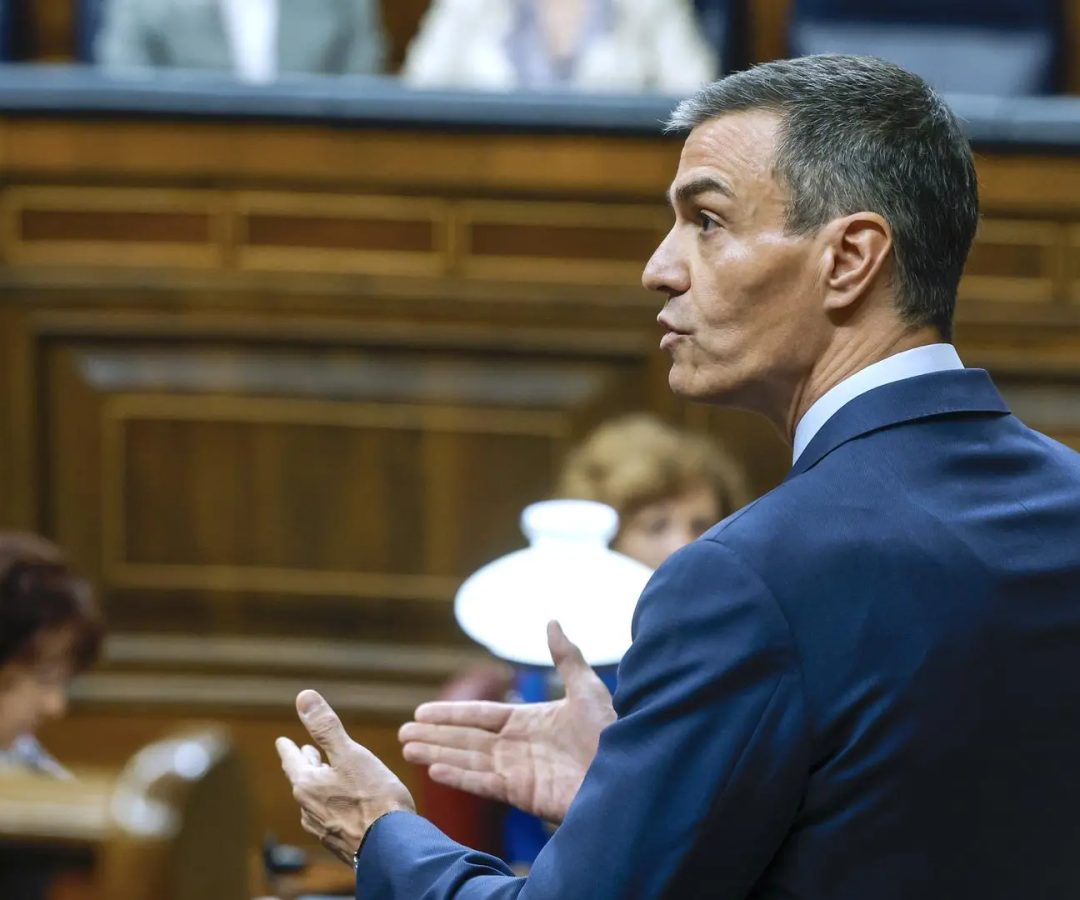 El presidente del Gobierno, Pedro Sánchez, en el Congreso, en una imagen de archivo.EFE