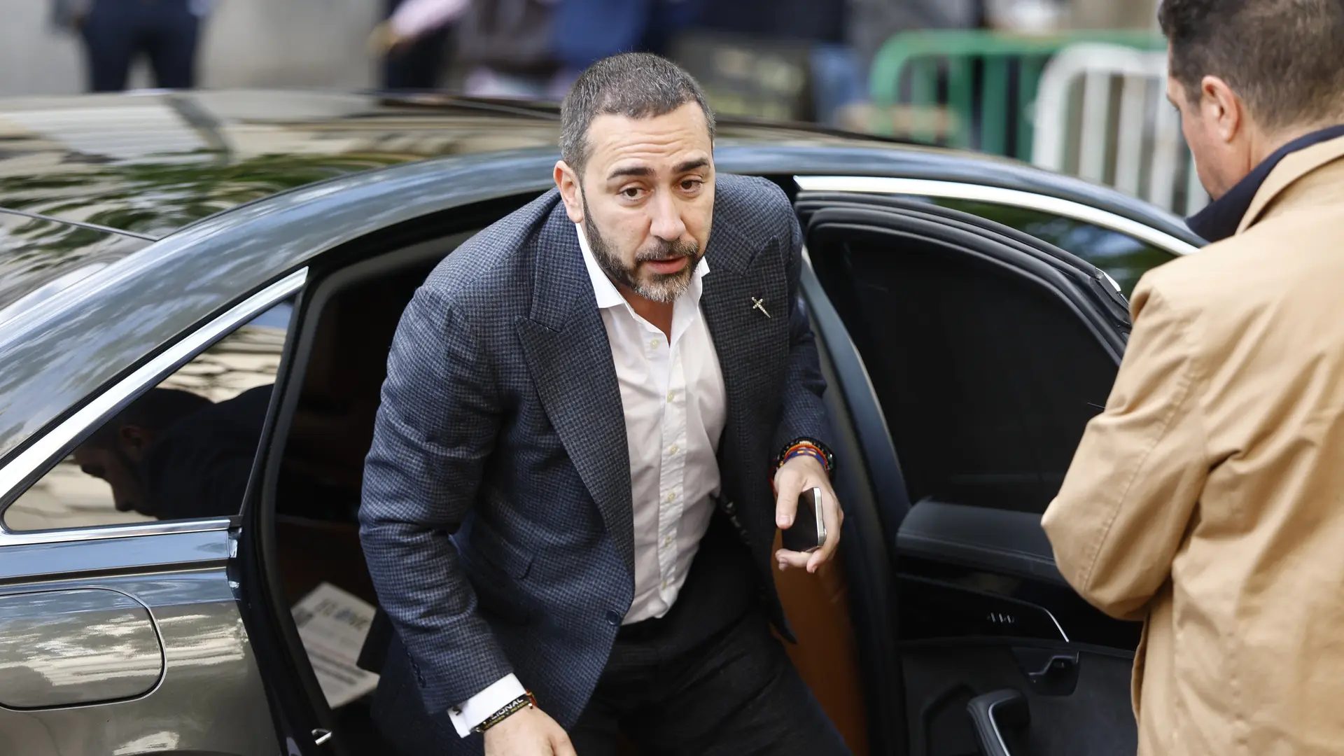  El acusado Víctor de Aldama a su llegada al Tribunal Supremo el pasado jueves.Rodrigo Jiménez