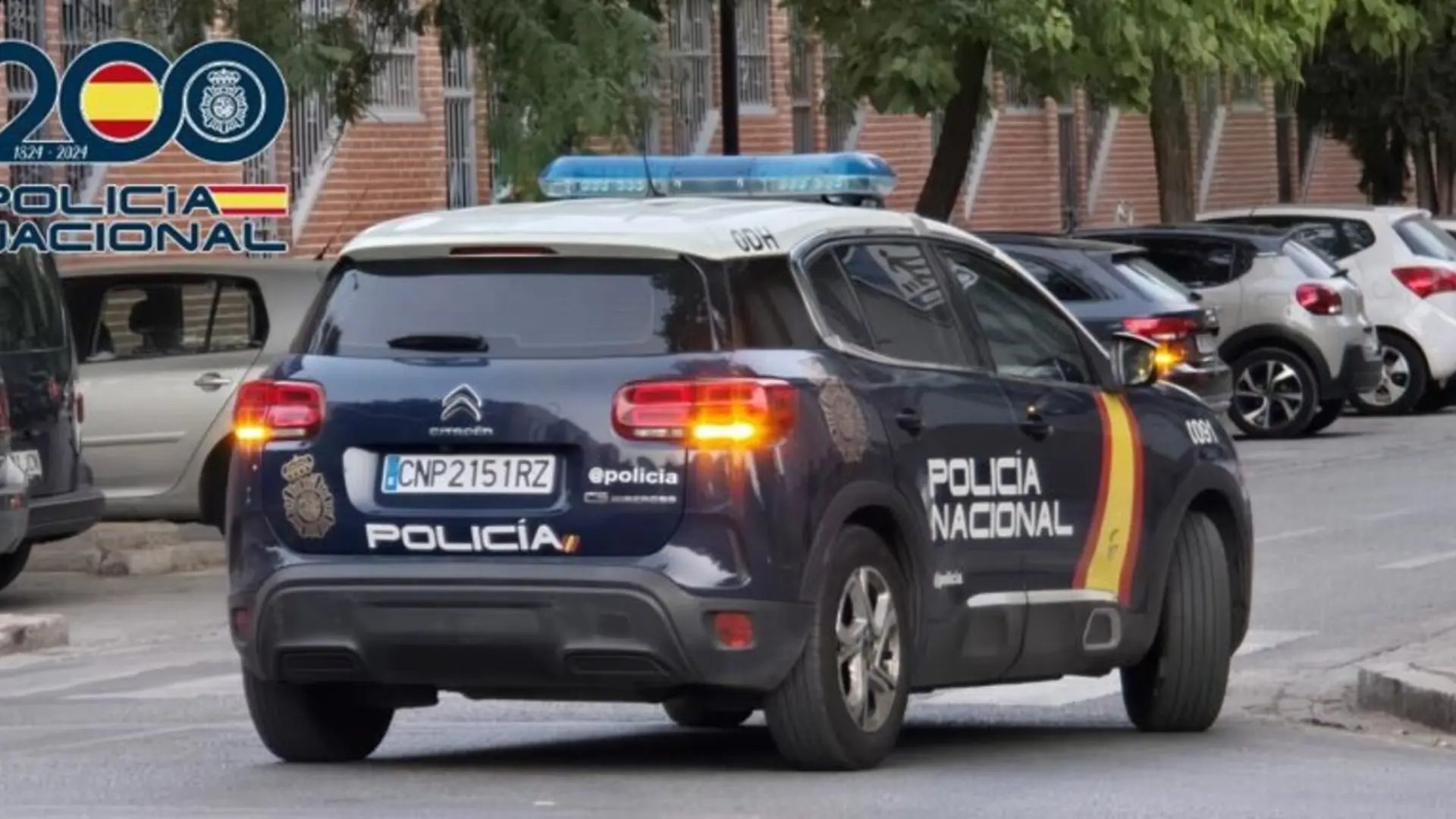 Imagen de un vechículo de la Policía Nacional.ARCHIVO