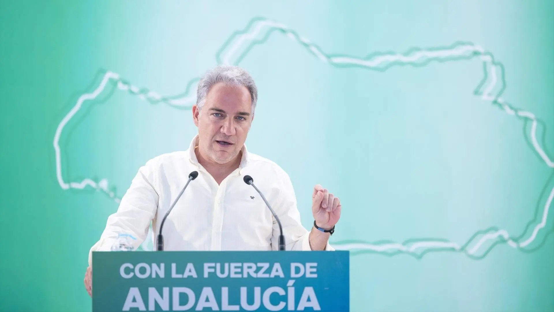 El vicesecretario de Coordinación Autonómica, Local y Análisis Electoral del PP, Elías Bendodo, en un acto en Málaga.Europa Press