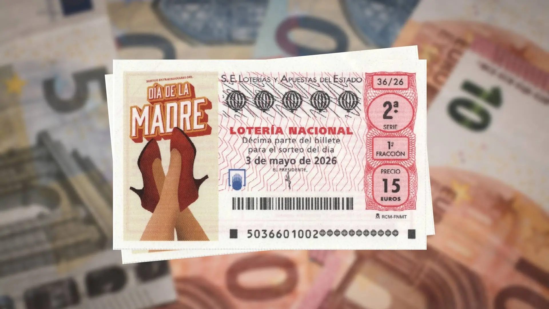 Sorteo Extraordinario del Día de la Madre de la Lotería Nacional.20MINUTOS / LOTERÍAS Y APUESTAS DEL ESTADO
